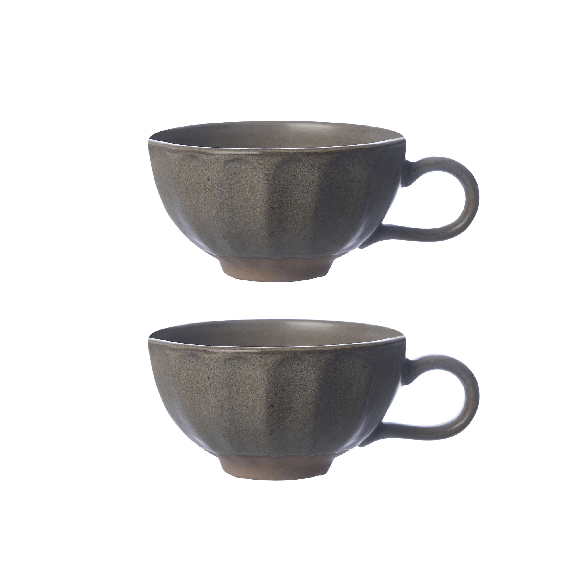 Ernst Kaffekopp 2-pack - Kaffekoppar Stengods Gr&aring;