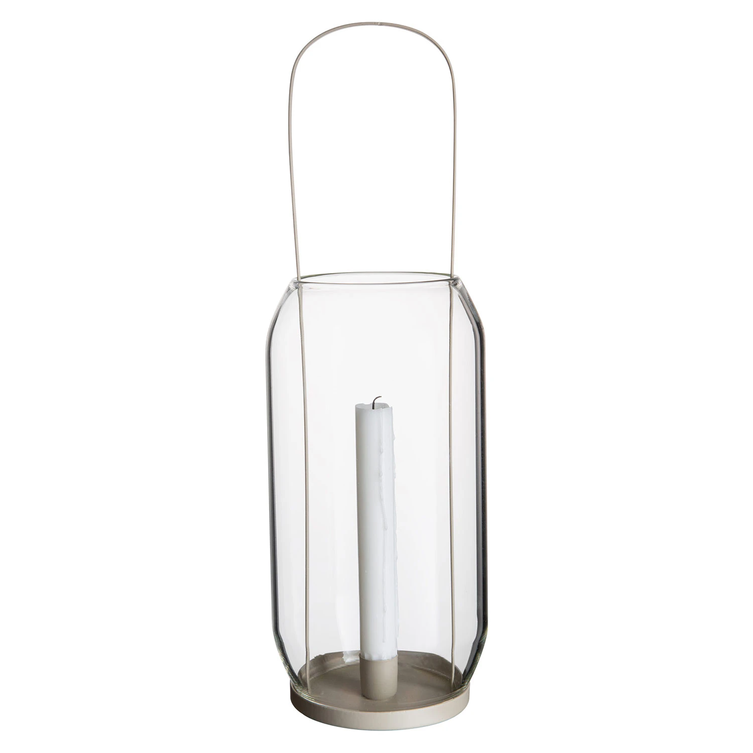 Ernst Ljush&aring;llare 40 Cm - Ljuslyktor Glas Beige