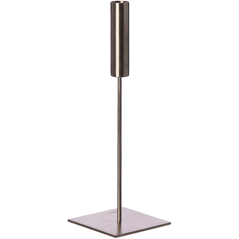 Ljusstake Borstad Aluminium H30 cm