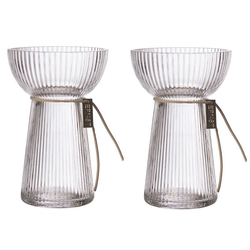 Lökvas Med Räfflad Struktur 15 cm, 2-pack