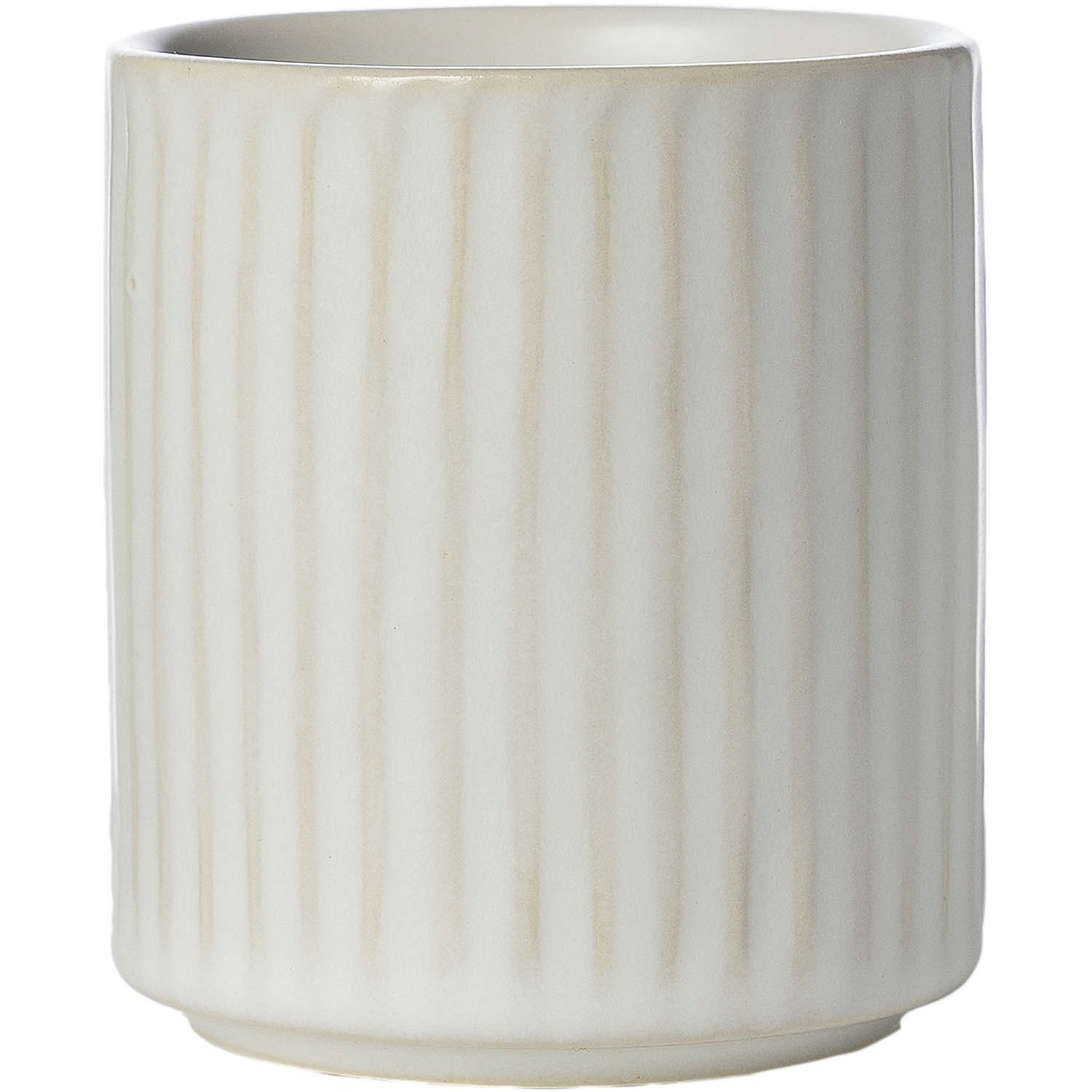 Ernst Mugg Utan &Ouml;ra 19 Cl Vit - Kaffekoppar Stengods Natural White