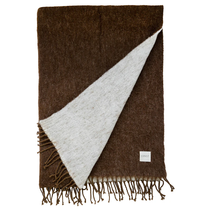 Pläd 130X170 cm, Kola/Natur