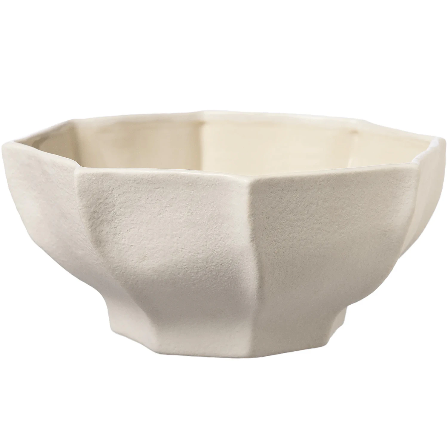 Ernst Sk&aring;l &Oslash;22,5 Cm - Serveringssk&aring;lar Stengods Off-White