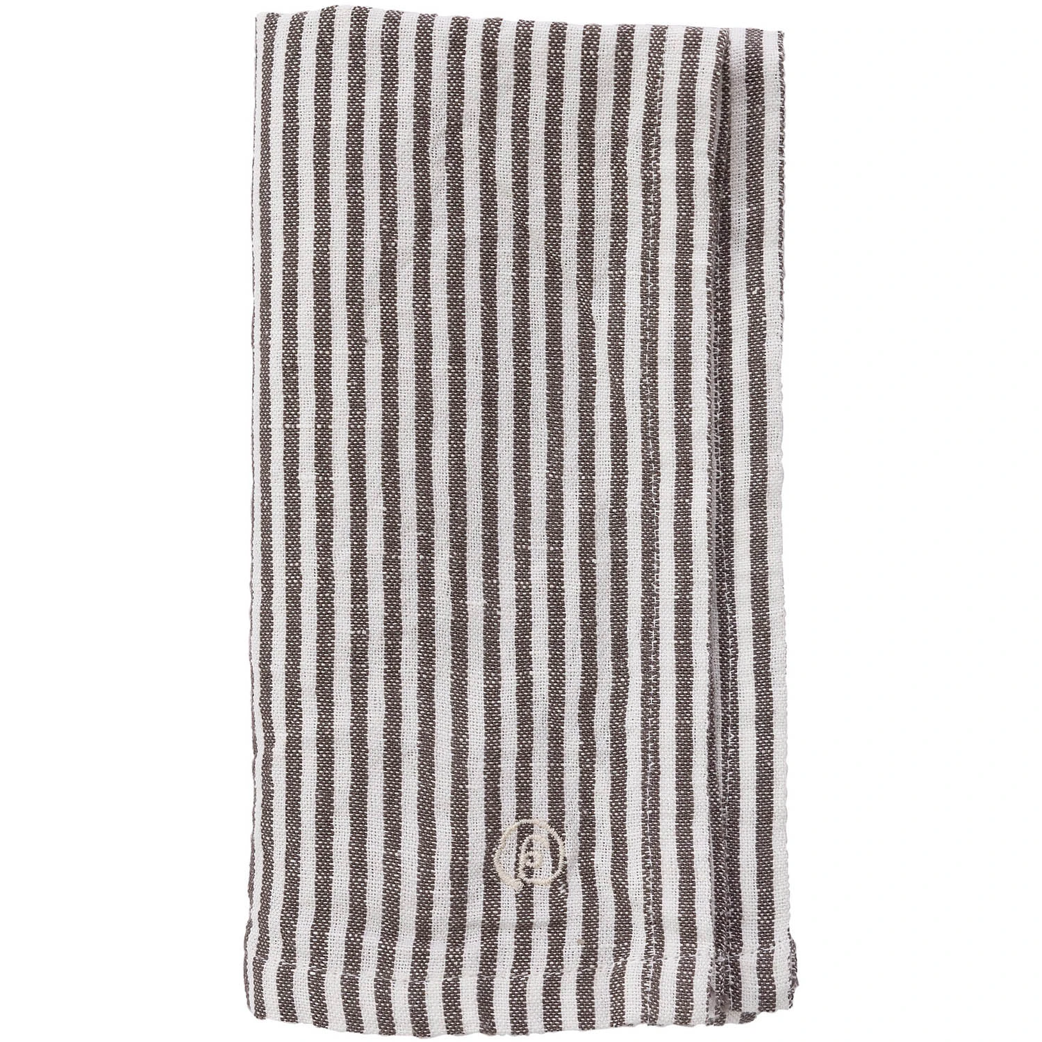 Ernst Tygservett 40x40 Cm /vit - Servetter & Tillbehör Bomull Brun
