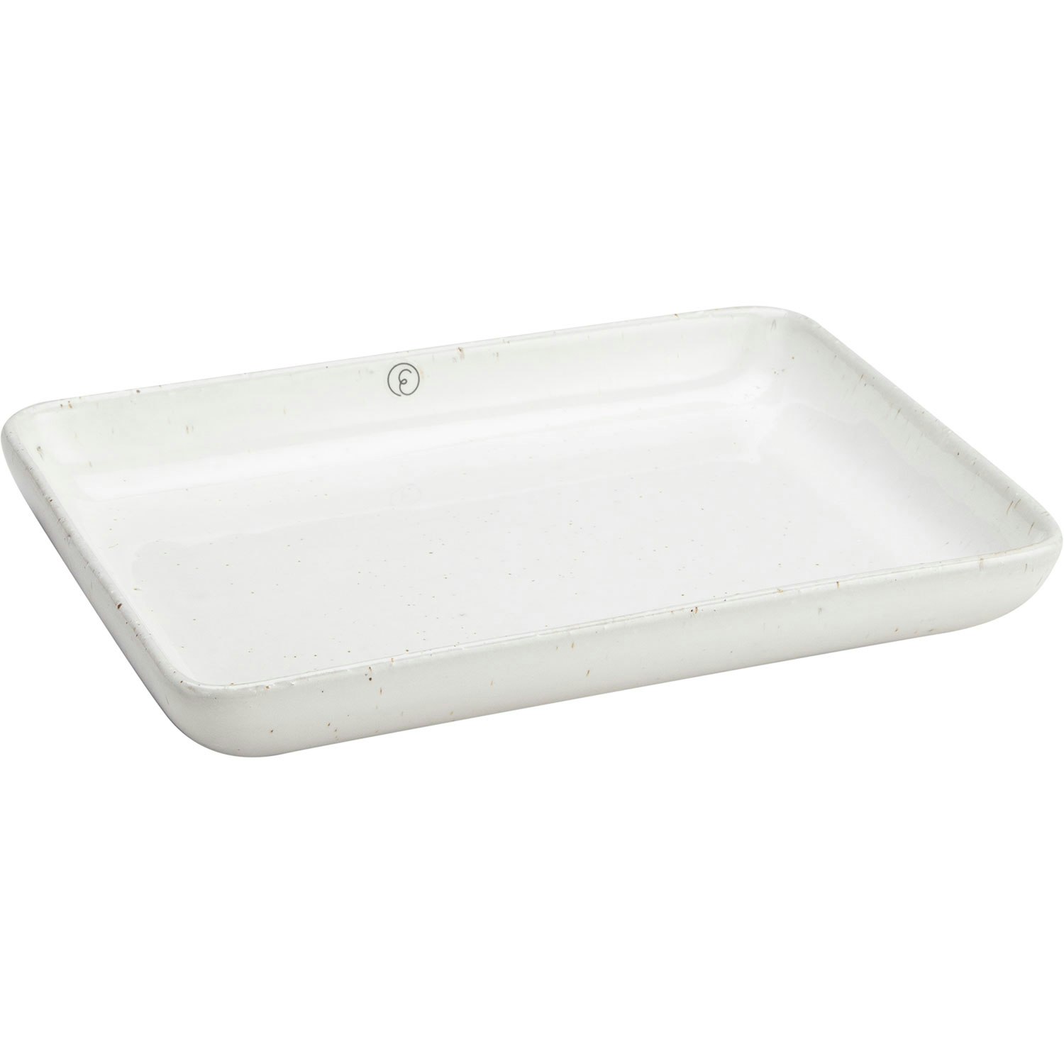 Ernst Uppl&auml;ggningsfat 20x15 Cm - Uppl&auml;ggningsfat Stengods Natur