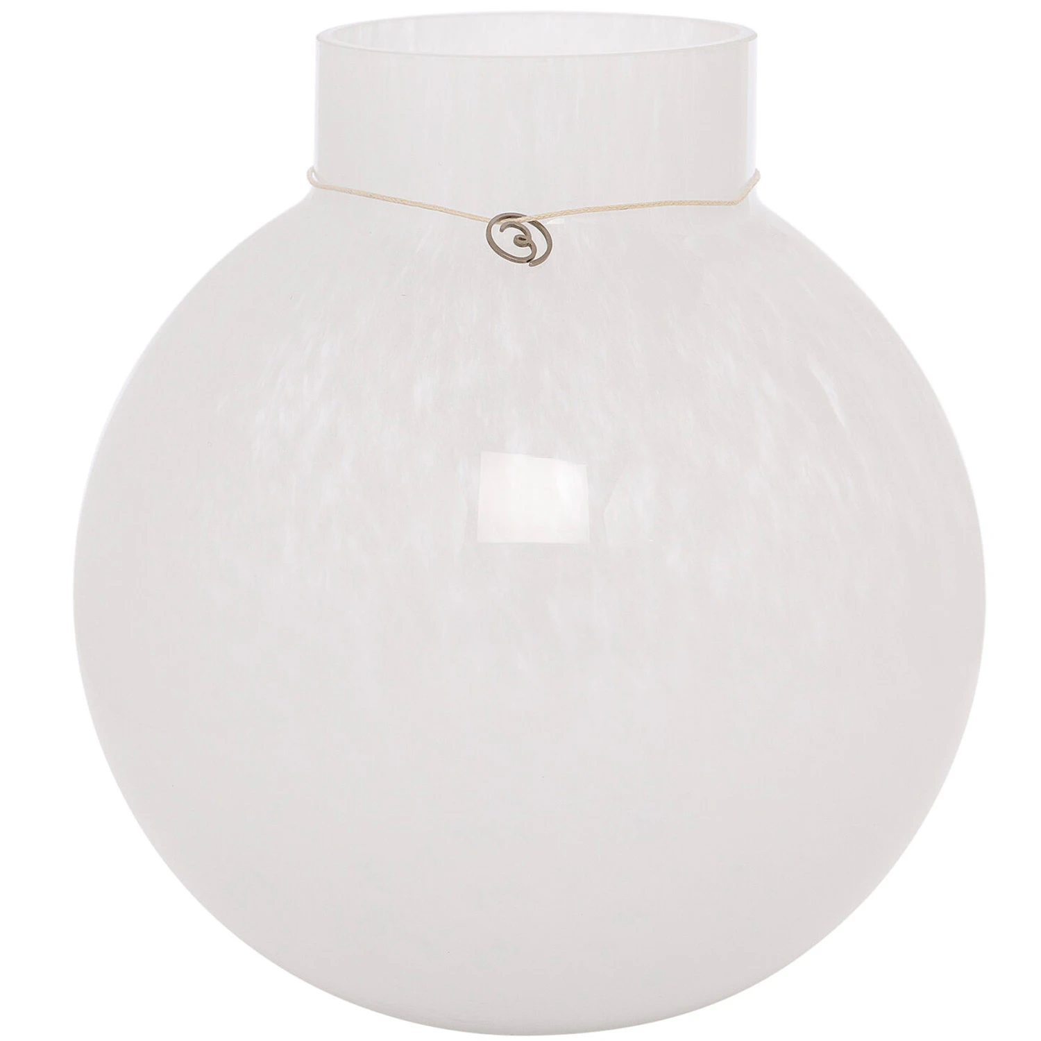 Ernst Vas 22 Cm - Vaser Glas Vit