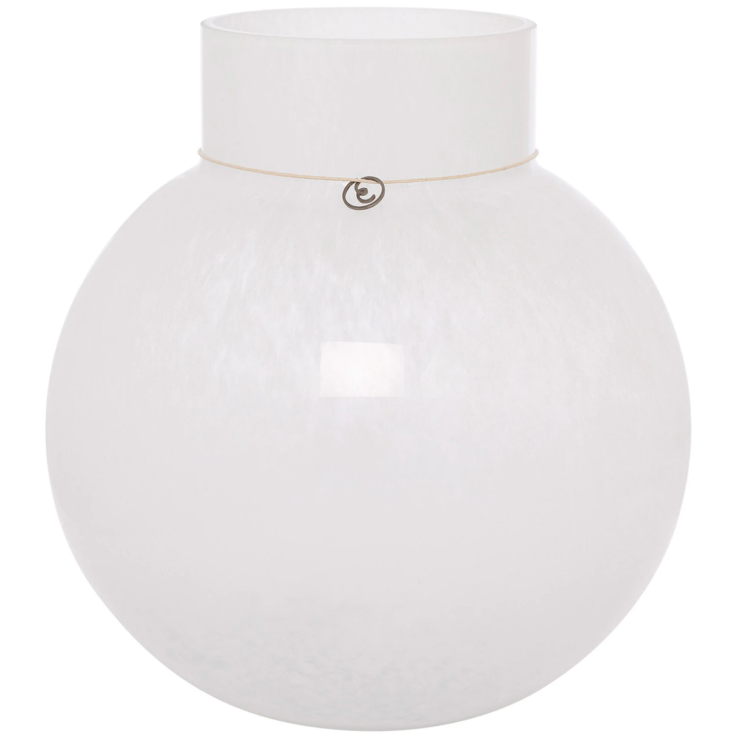 Ernst Vas 25 Cm - Vaser Glas Vit