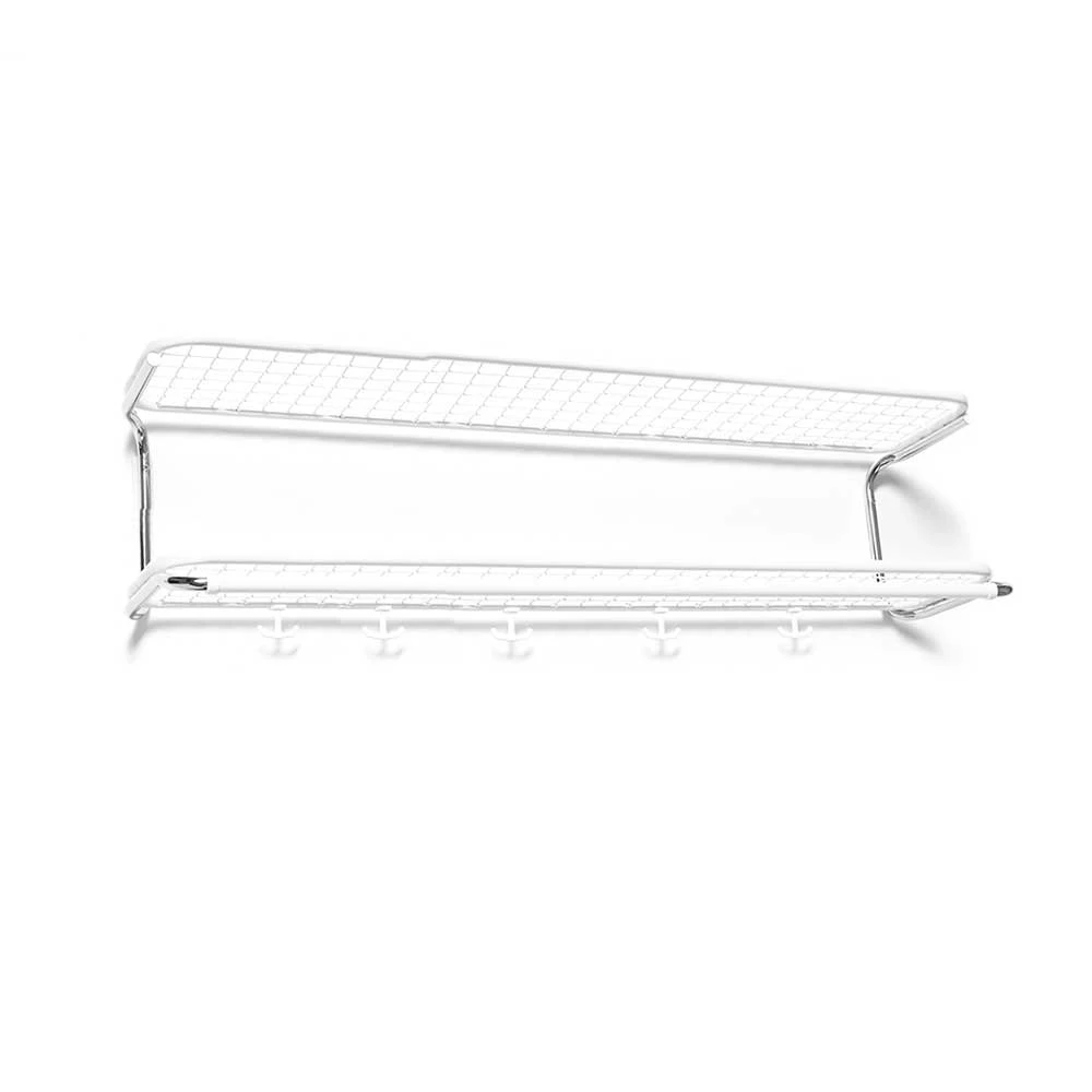 Essem Design Classic 650 Hatthylla 120 Cm /krom - Hatthyllor St&aring;l Vit
