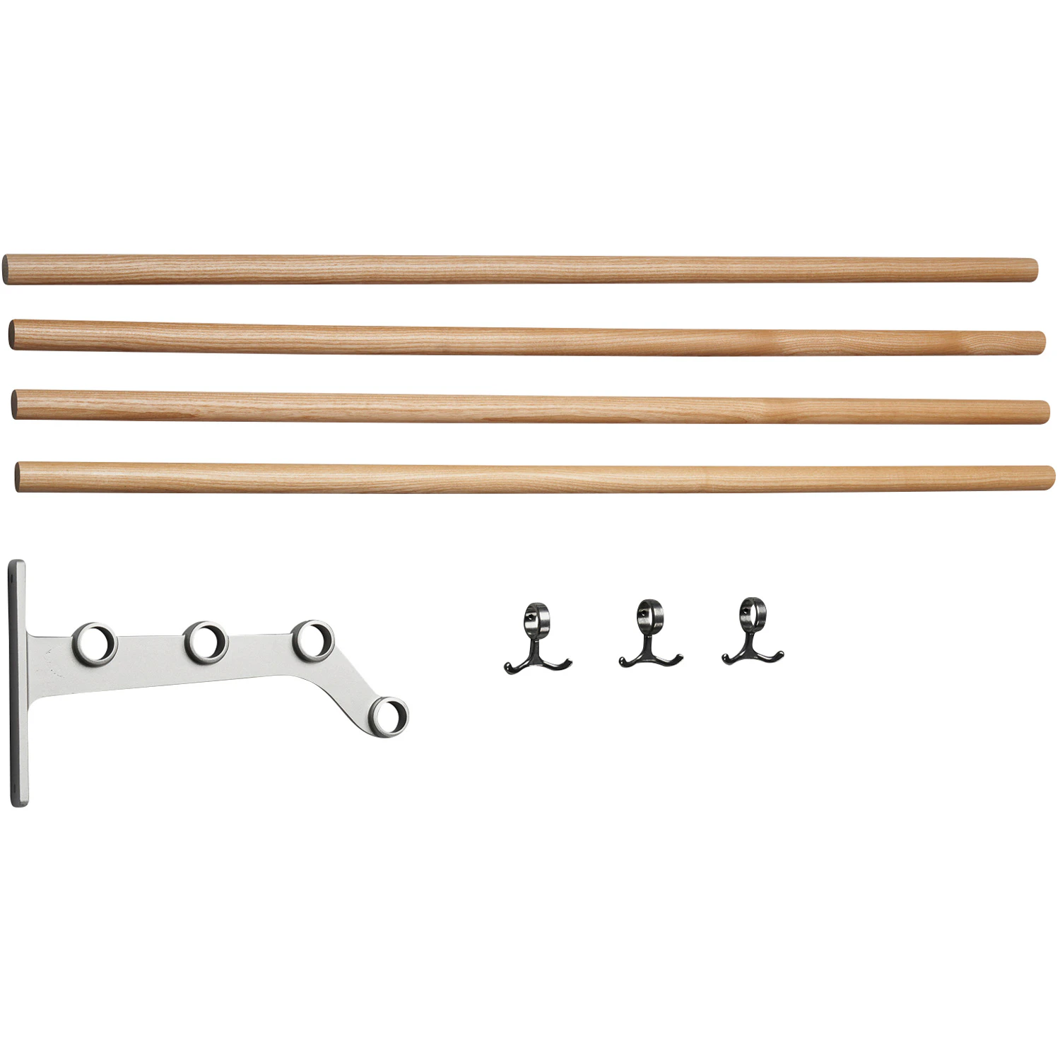 Essem Design Nostalgi 291 P&aring;byggnadsdel Till Hatthylla Aluminium / - Hatthyllor Ask