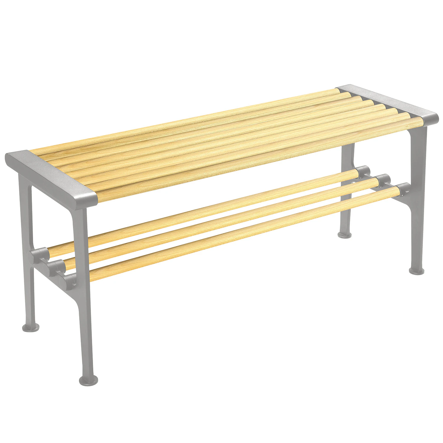 Essem Design Nostalgi B&auml;nk 100 Cm / - B&auml;nkar Bj&ouml;rk Aluminium