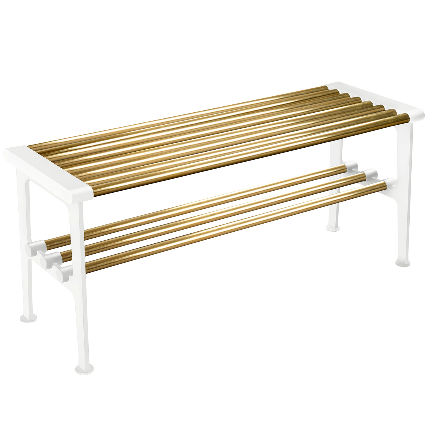 Essem Design Nostalgi B&auml;nk 100 Cm / - B&auml;nkar M&auml;ssing Vit