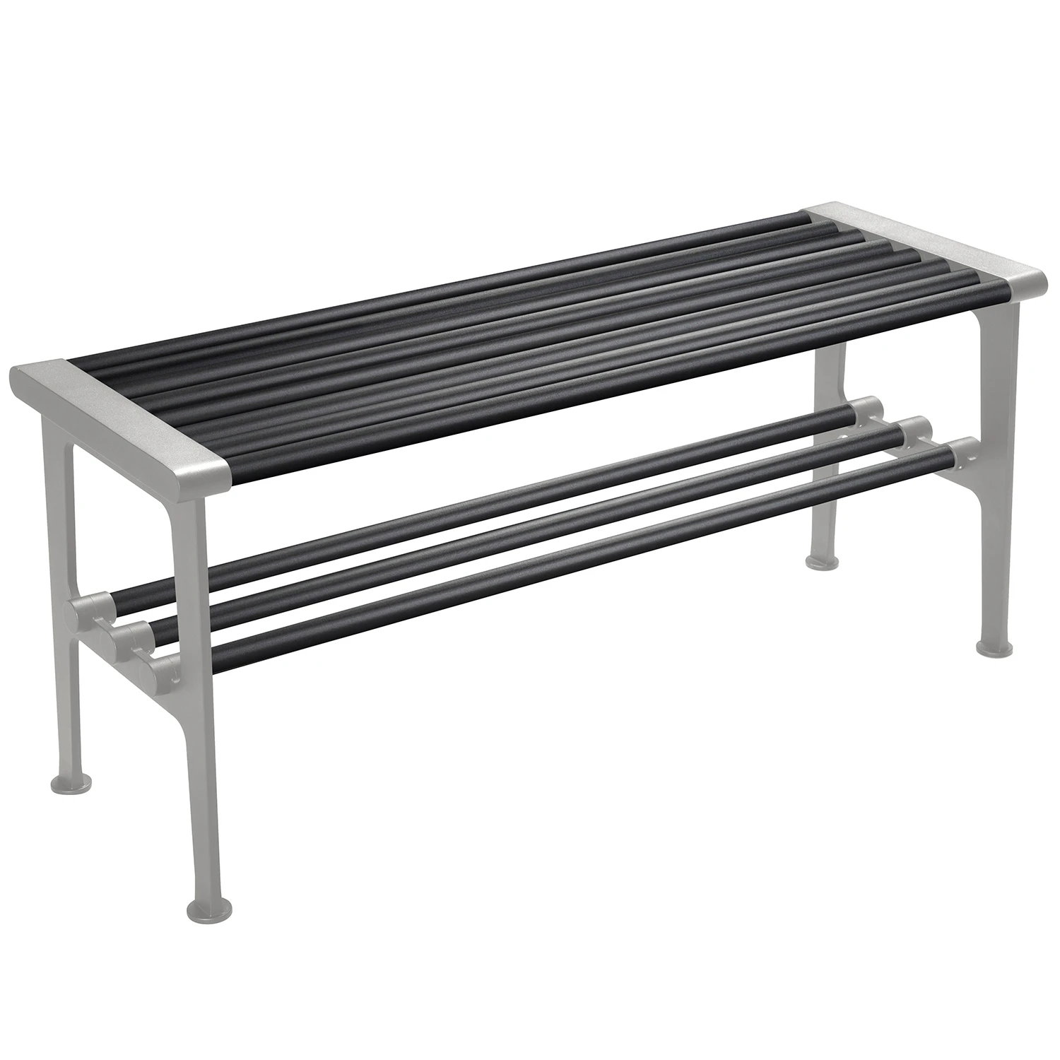 Essem Design Nostalgi B&auml;nk 100 Cm / - B&auml;nkar Aluminium Svart