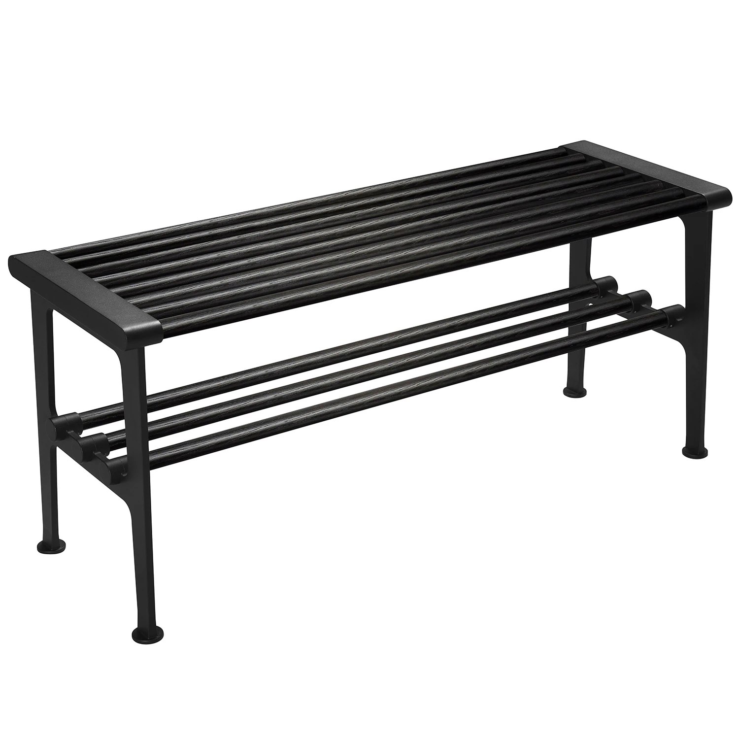 Essem Design Nostalgi B&auml;nk 100 Cm Svartbetsad / Svart - B&auml;nkar Ek