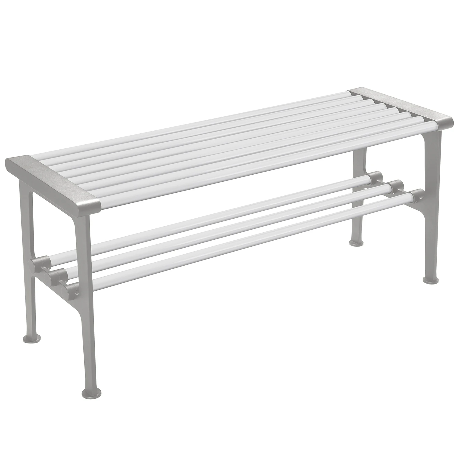 Essem Design Nostalgi B&auml;nk 100 Cm Vit / - B&auml;nkar Aluminium