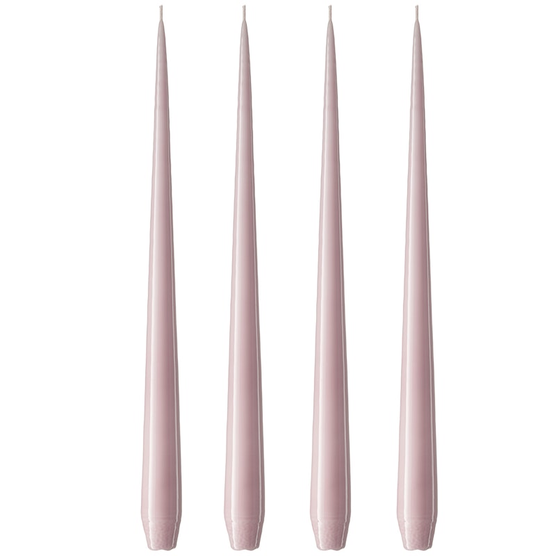 Antikljus Lackad 32 cm 4-pack, Soft Rose