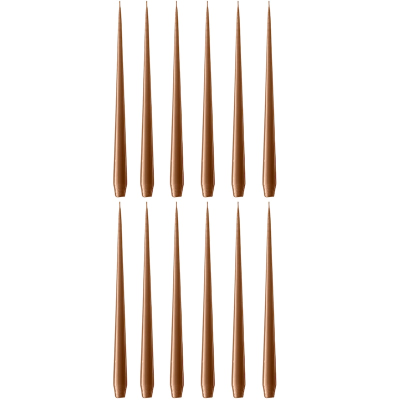 Antikljus Lackad 32 cm 12-pack, Raw Toffee