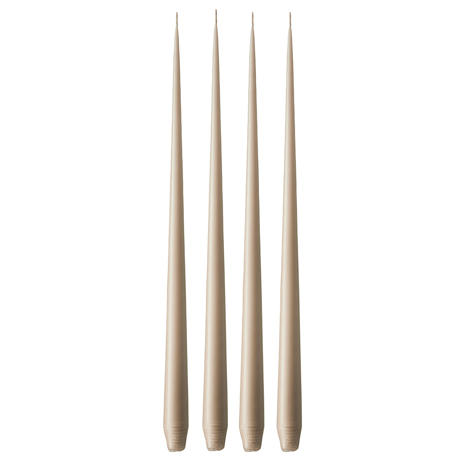 Ester & Erik Antikljus Matt 42 Cm 4-pack - Ljus Paraffin Nougat note
