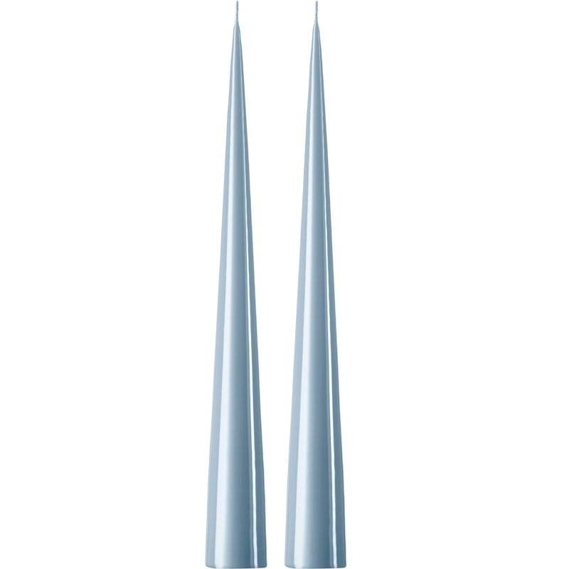 Konljus Lackad 37 cm 2-pack, Dusty Blue