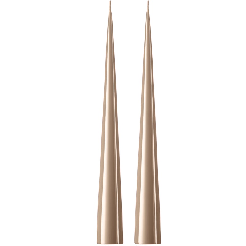 Konljus Lackad 37 cm 2-pack, Nougat Note