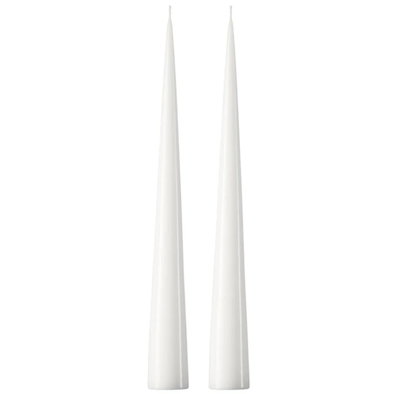 Konljus Lackad 37 cm 2-pack, Pure White