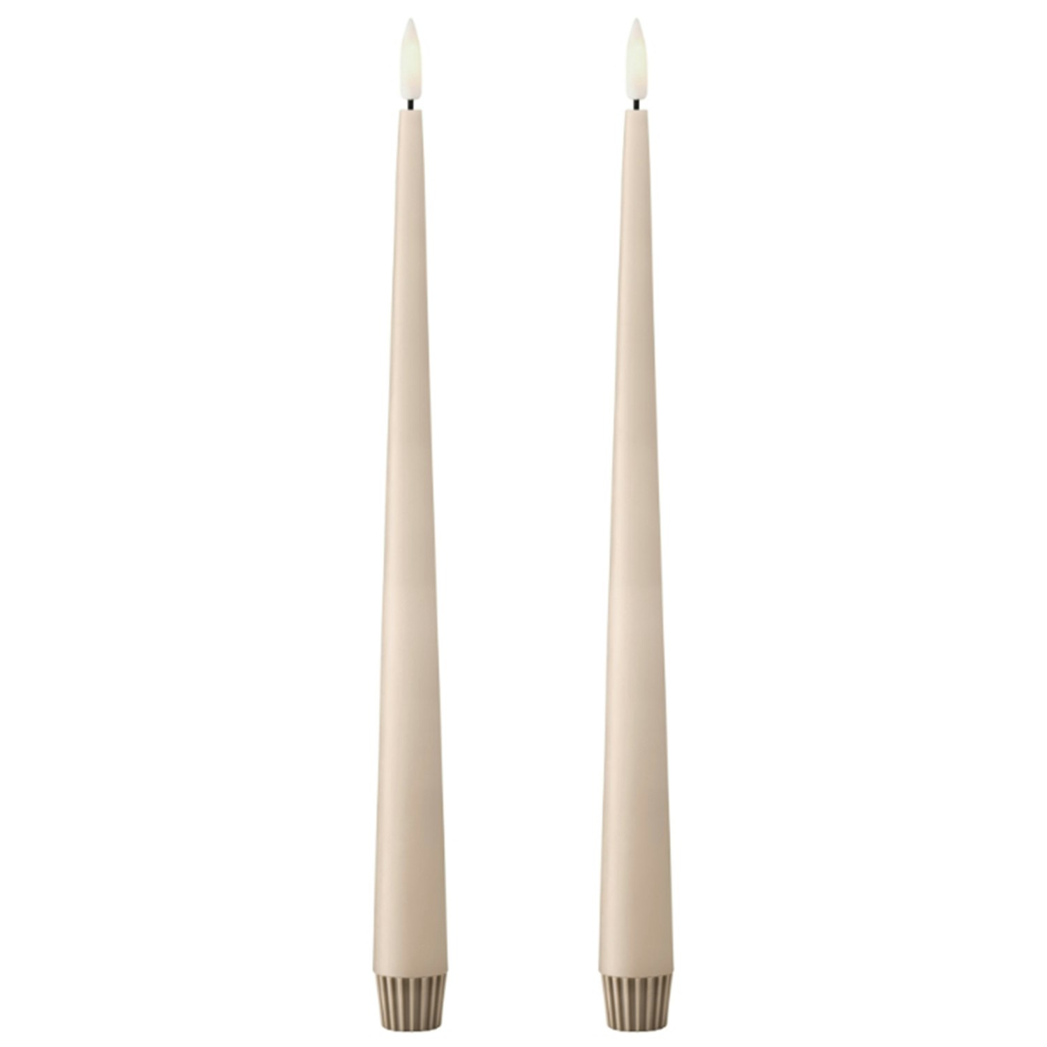 Ester & Erik Led-ljus 2-pack 30 Cm - LED-ljus Vax Ice Latte