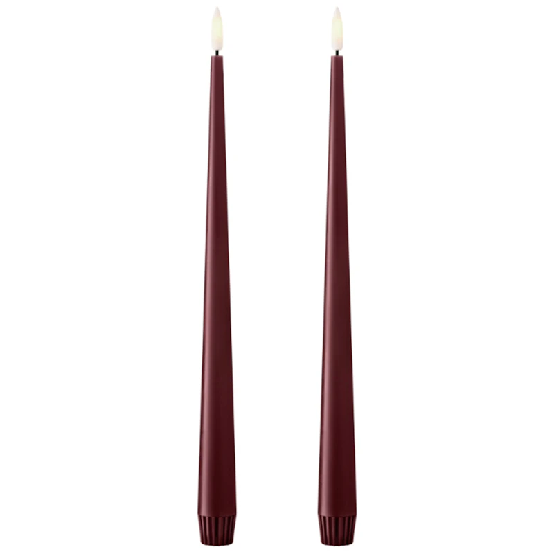Led-Ljus 2-pack 30 cm, Deep Wine