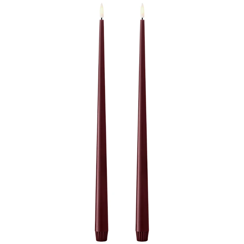 Led-Ljus 2-pack 40 cm, Deep Wine