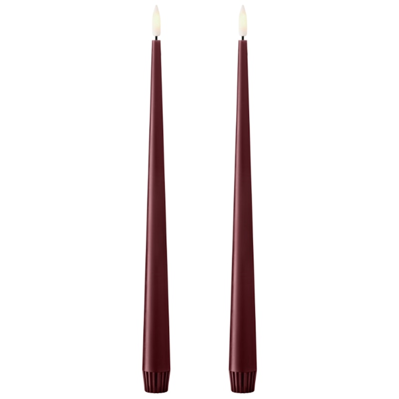 Led-Ljus 2-pack 30 cm, Deep Wine