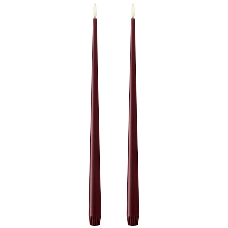 Led-Ljus 2-pack 40 cm, Deep Wine