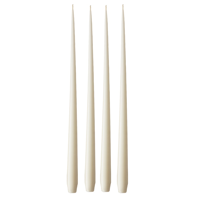 Antikljus Matt 42 cm 4-pack, Ivory