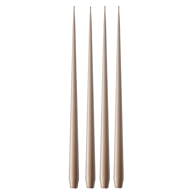 Antikljus Lackad 42 cm 4-pack, Nougat Note