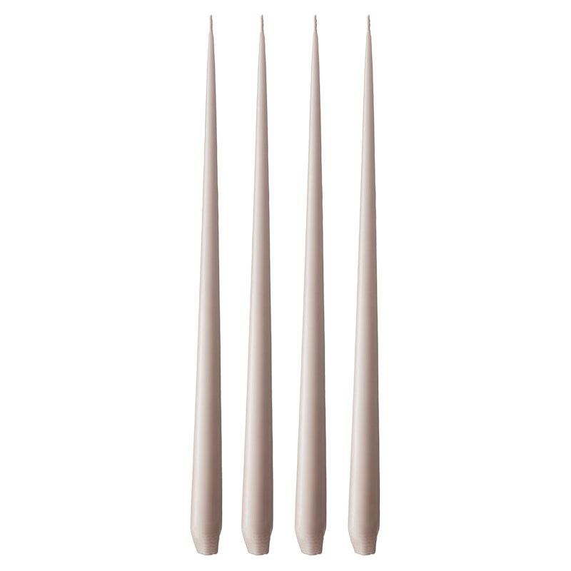 Antikljus Matt 42 cm 4-pack, Linen Grey