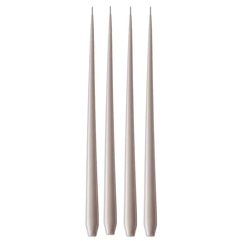Antikljus Lackad 42 cm 4-pack, Linen Grey
