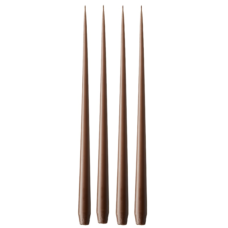 Antikljus Matt 42 cm 4-pack, Hazelnut