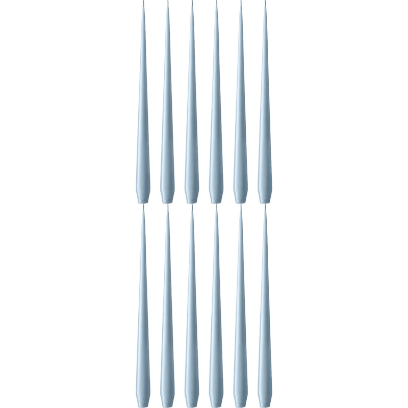 Taper Ljus 32 cm 12-pack, Dusty Blue