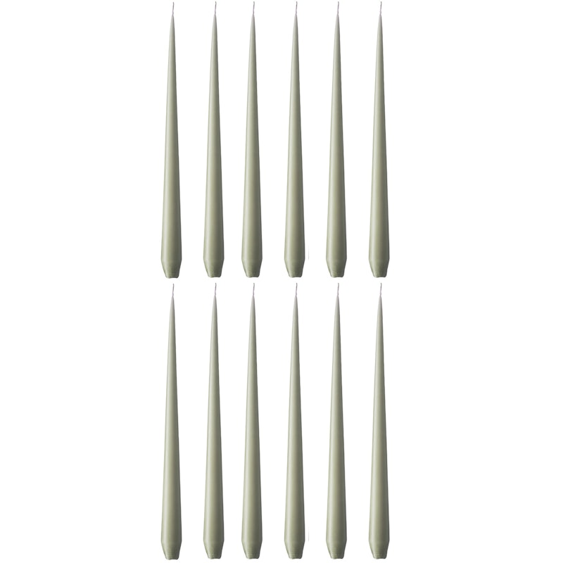 Antikljus Matt 32 cm 12-pack, Artichoke