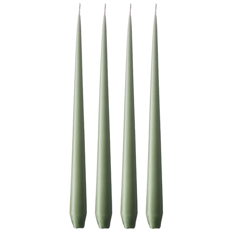 Antikljus Matt 32 cm 4-pack, Green Soil