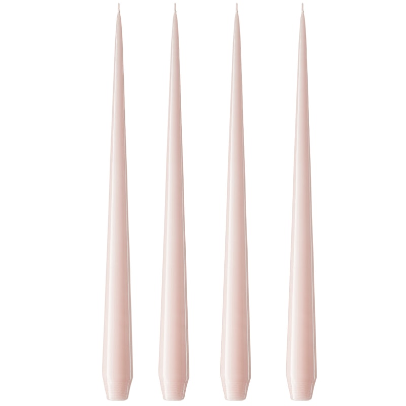 Antikljus Lackad 32 cm 4-pack, Rosewater