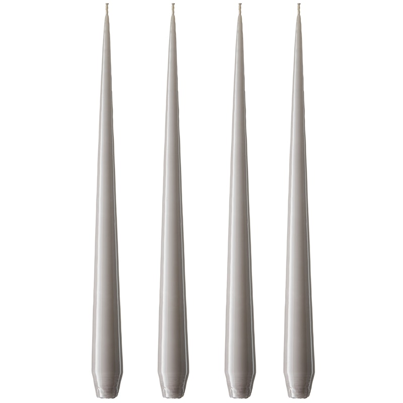 Antikljus Lackad 32 cm 4-pack, Oyster Pearl