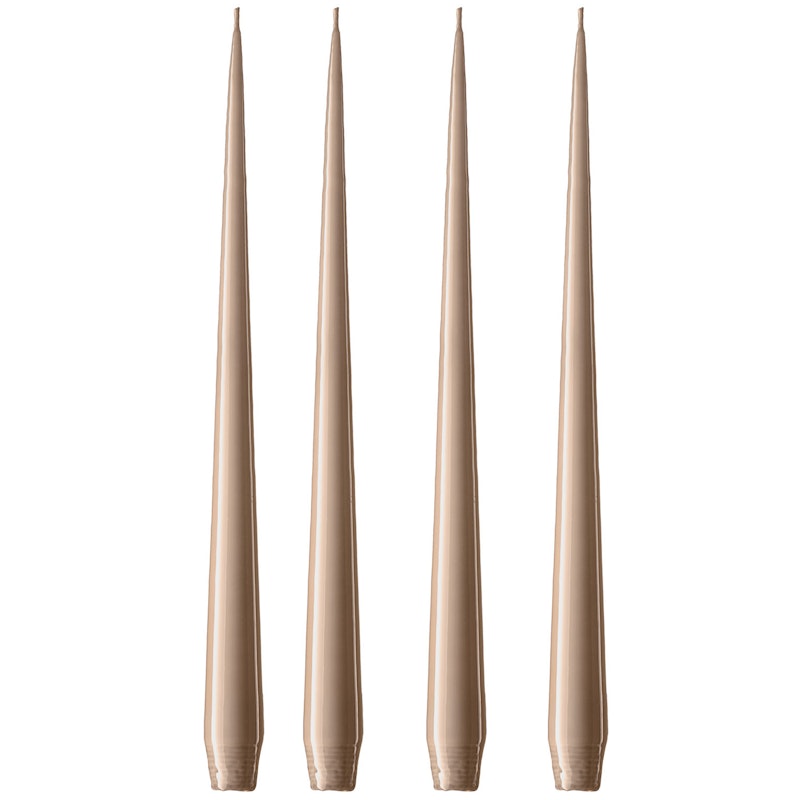Antikljus Lackad 32 cm 4-pack, Nougat Note
