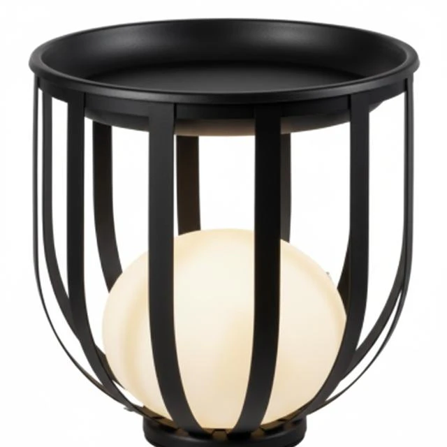 Estiluz Bols Golvlampa L&aring;g - Golvlampor Glas Antracit
