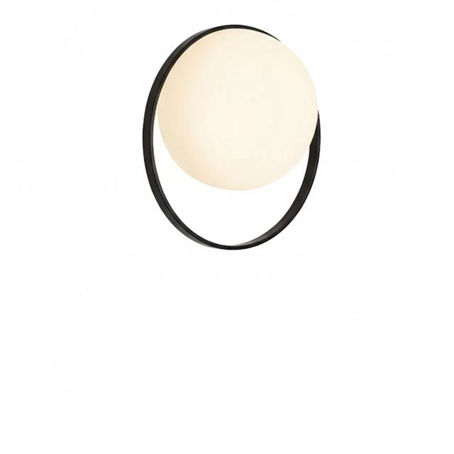 Estiluz Circ V&auml;gglampa - V&auml;gglampor Glas Svart