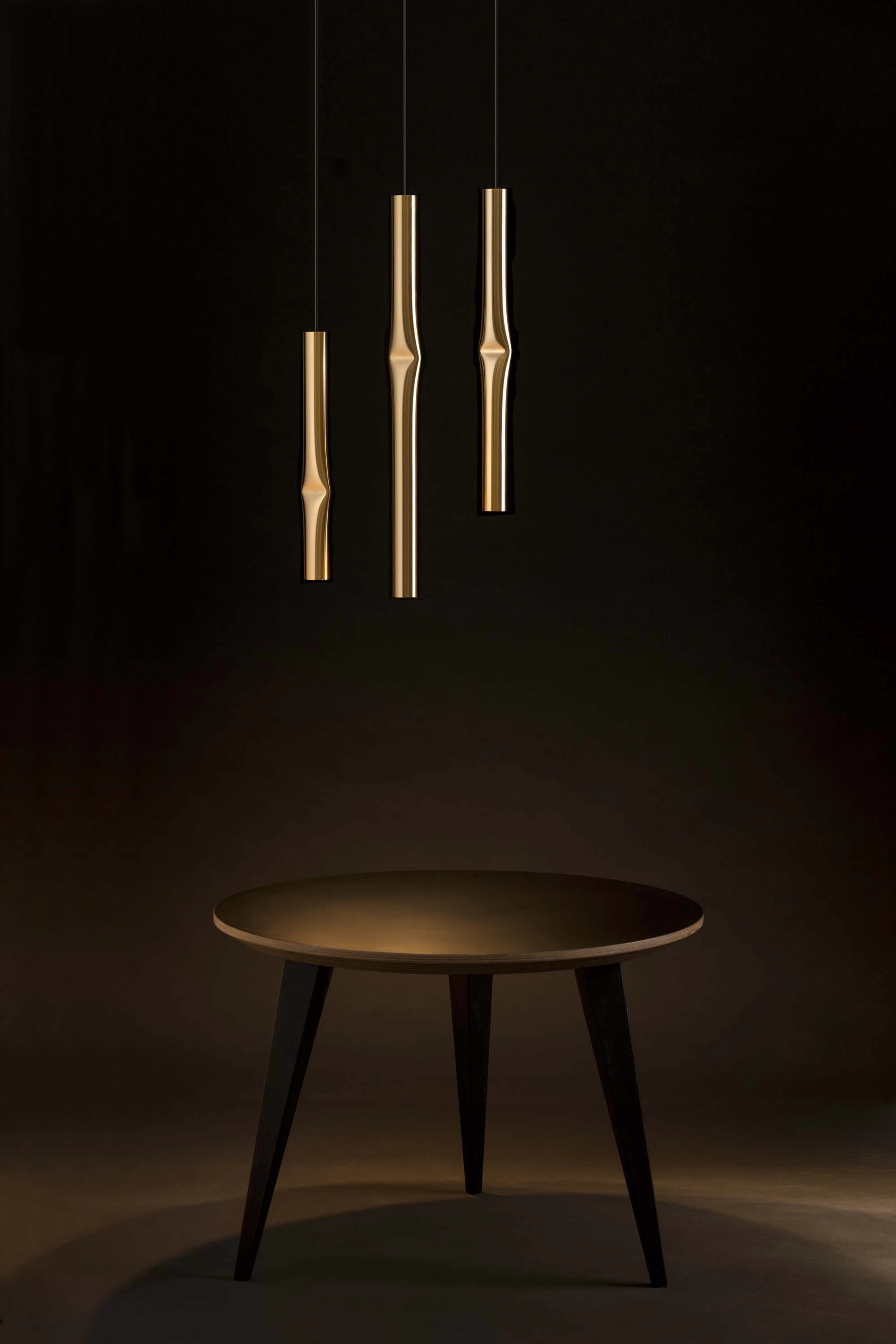 Estiluz Flow T-3735s Pendel Satin Gold /, svart från Estiluz, bild 2