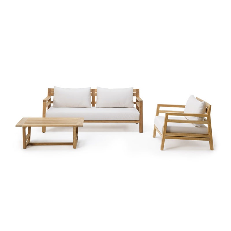 Costes Soffbord 120x80 cm, Teak