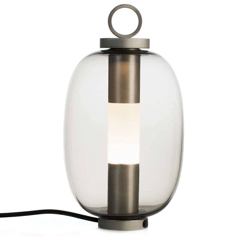 Ethimo Lucerna Lanterna Bordslampa / Antracitgr&aring; - Bordslampor utomhus Aluminium St&aring;l