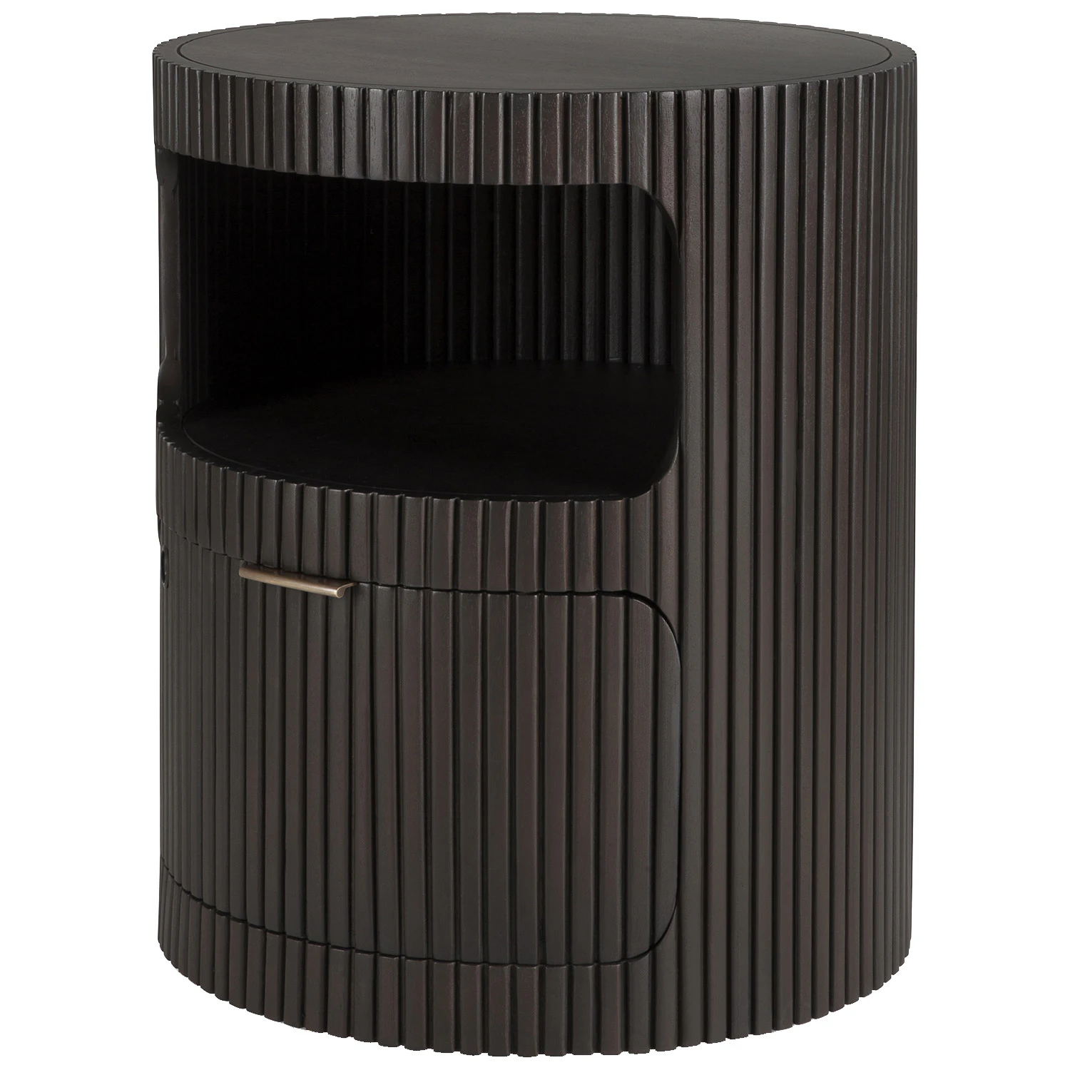 Ethnicraft Boomerang Hurts &Oslash;45 Cm Mahogany - Sidobord & Avlastningsbord Mahogny M&ouml;rkbrun