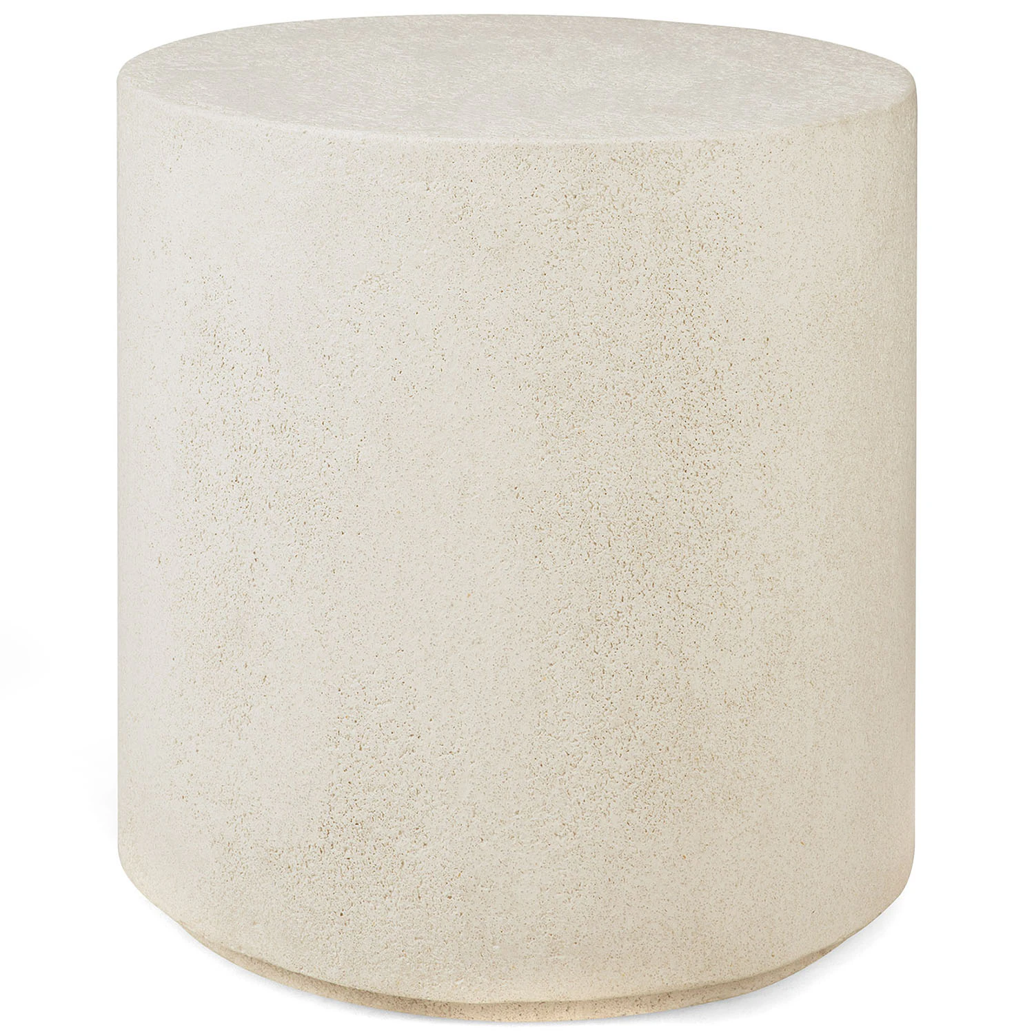 Ethnicraft Elements Sidobord &Oslash;41 Cm - Sidobord & Avlastningsbord Mikrocement Off-White