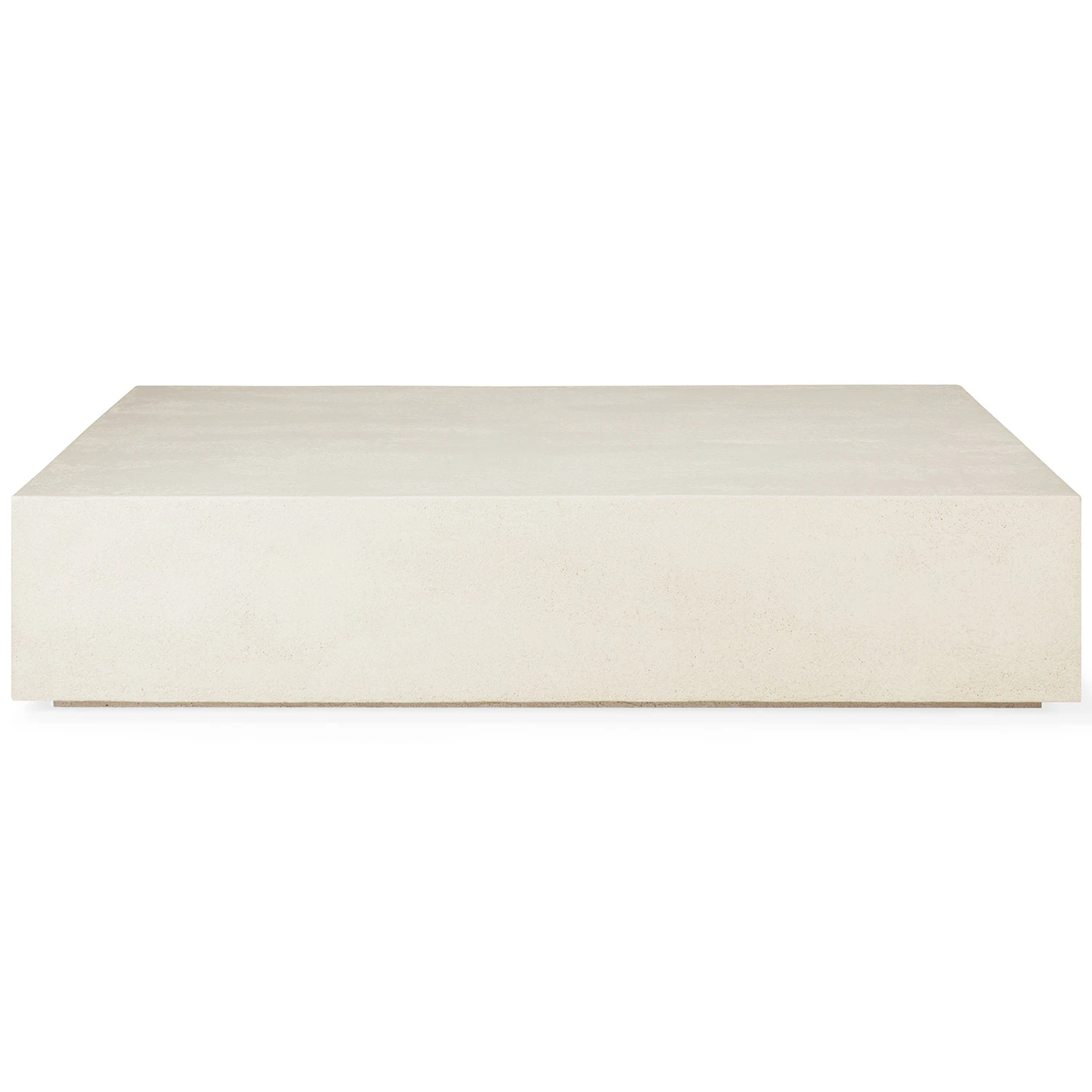 ethnicraft elements soffbord 90x120 cm - soffbord mikrocement off-white