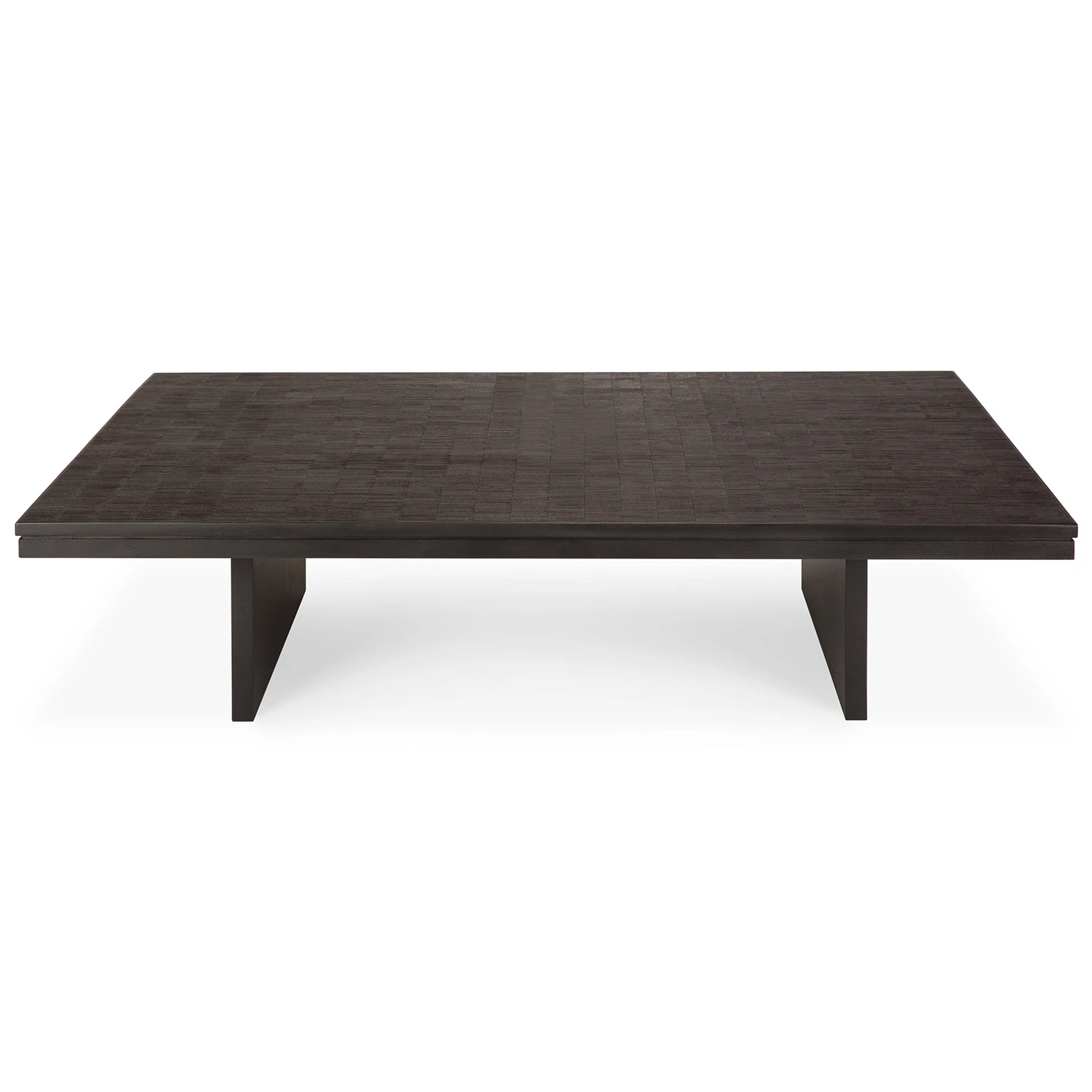 ethnicraft grooves soffbord 110x140 cm - soffbord teak svart