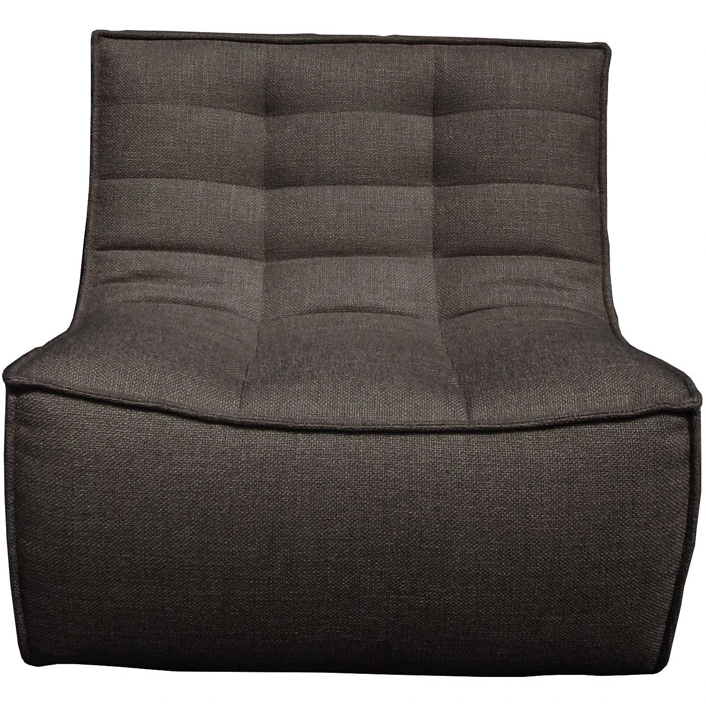 Ethnicraft N701 Soffa 1-sits - Polyester M&ouml;rkgr&aring;